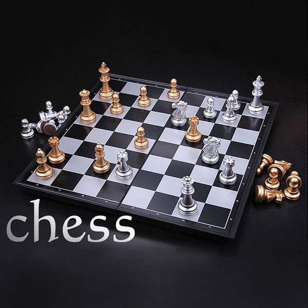 【888便利購】磁性西洋棋(金銀版)(益智)(2人桌遊)