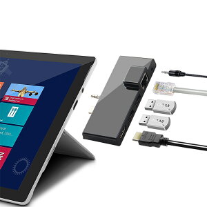 usb-c擴展塢微軟Surface Go/2平板轉換器USB分線器筆記本電腦hdmi轉接頭網線網口轉接器