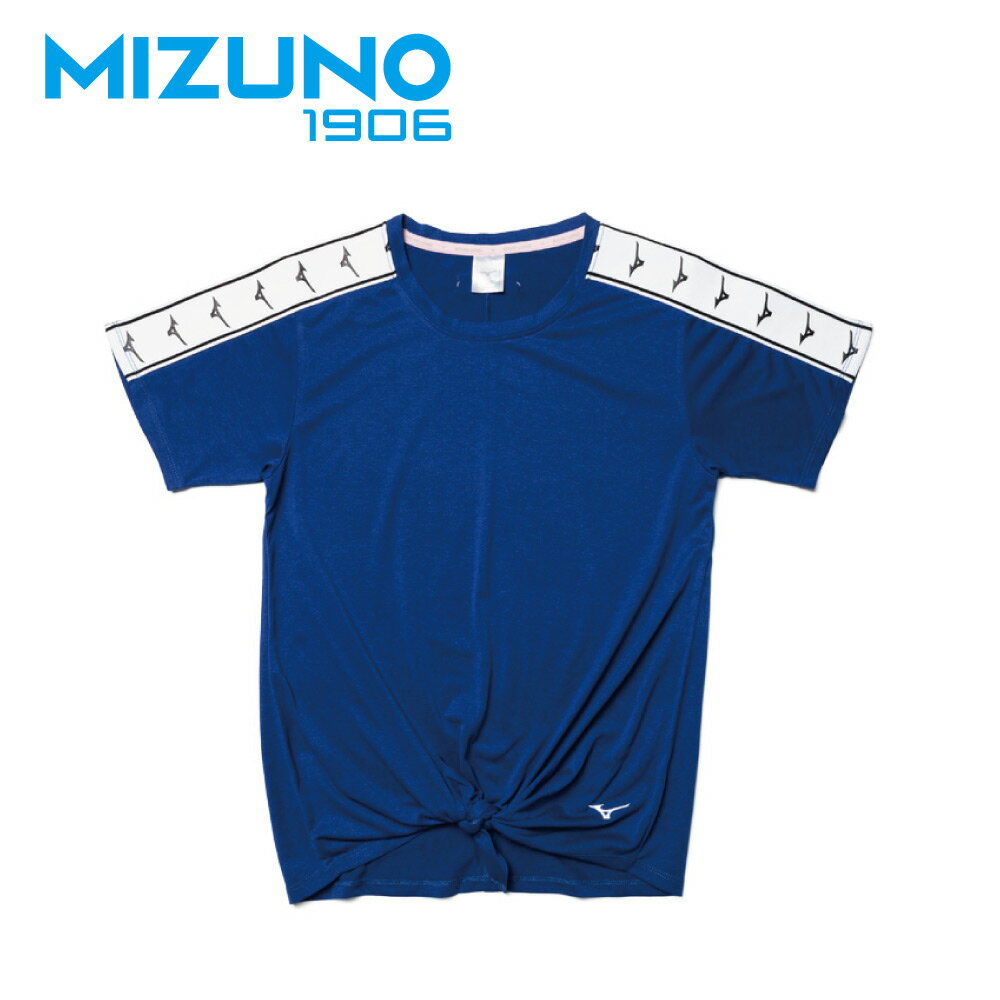 1906系列 女款短袖T恤 D2TA920515（藍）【美津濃MIZUNO】