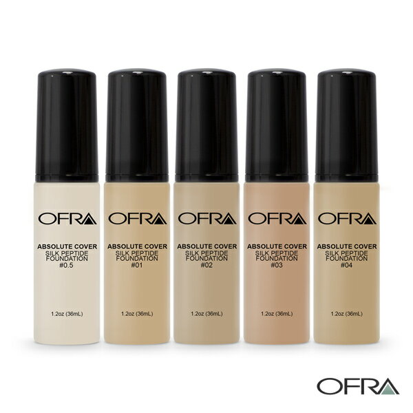 OFRA 絕對完美胜肽絲滑粉底液 36ml 多色可選 Absolute Cover Silk Peptide Foundation - WBK SHOP