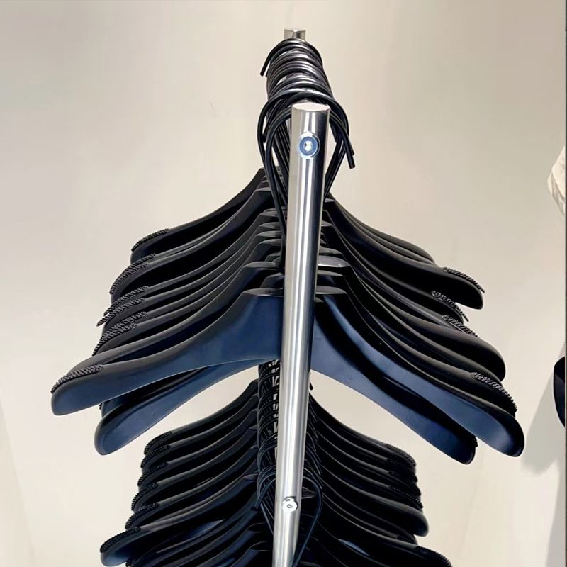 公司貨 超低價 服裝店衣架收納架不銹鋼內衣內褲展示架多層落地式可移動帶輪貨架 快速發貨