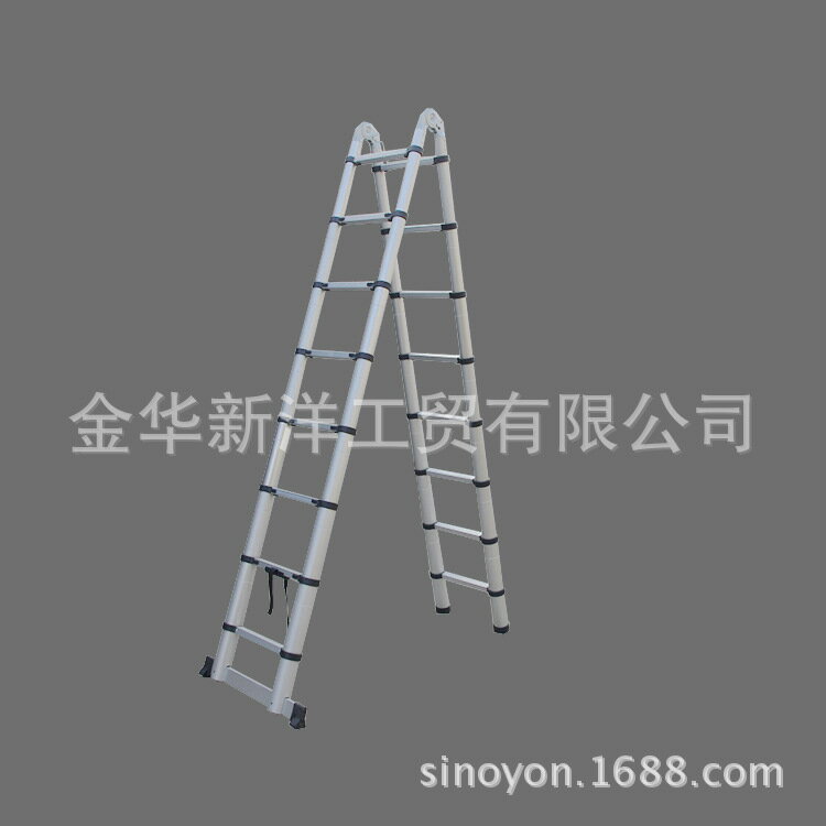 5米多功能鋁合金關節梯 伸縮梯 家用折疊梯子 人字梯