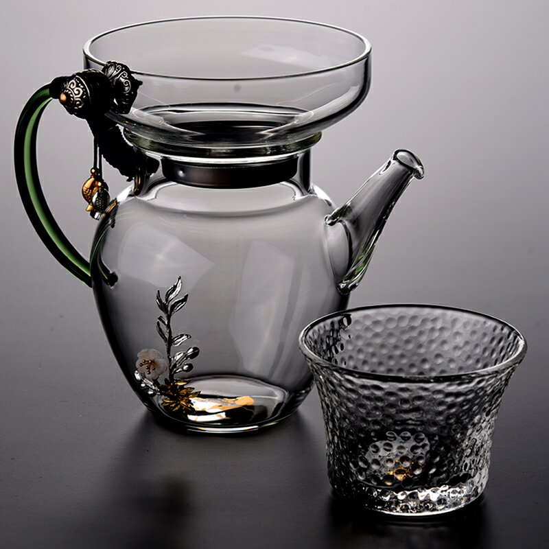 玻璃公道杯加厚耐熱過濾日式大分茶器茶海漏套裝功夫茶具配件公杯