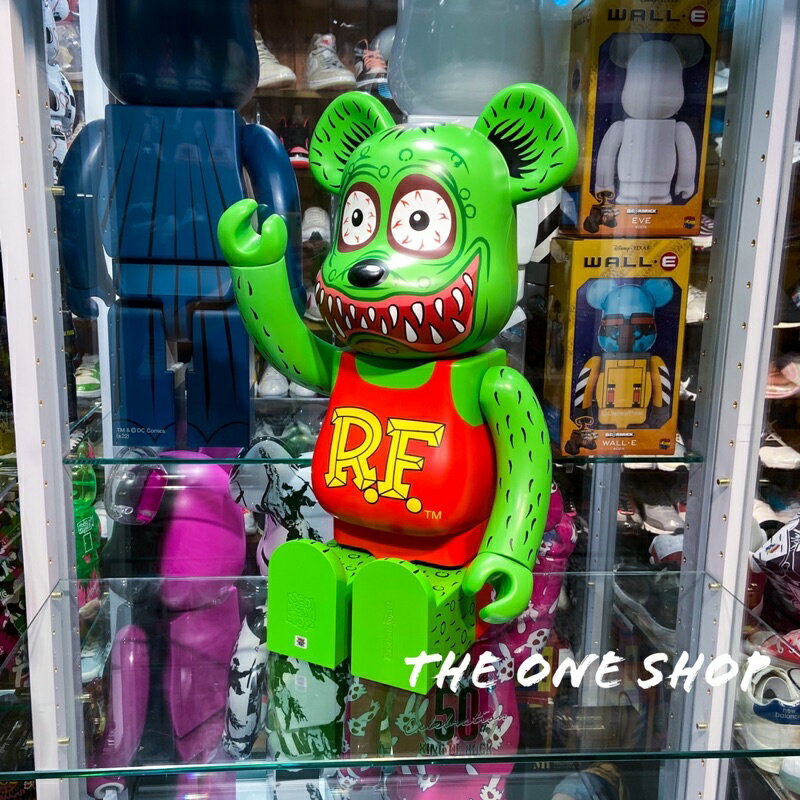 TheOneShop BE@RBRICK Rat Fink TM 芬克鼠老鼠芬克老鼠芬克庫柏力克熊