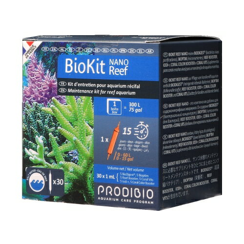 【西高地水族坊】法國 普洛迪PR273 BIOKIT Reef Nano 海水缸六寶組30支