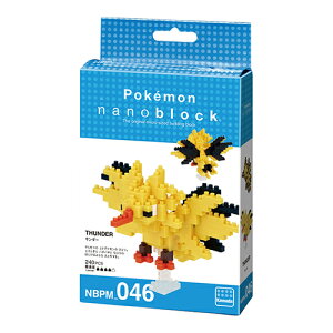 《Nanoblock 迷你積木》寶可夢 NBPM_046 閃電鳥 東喬精品百貨