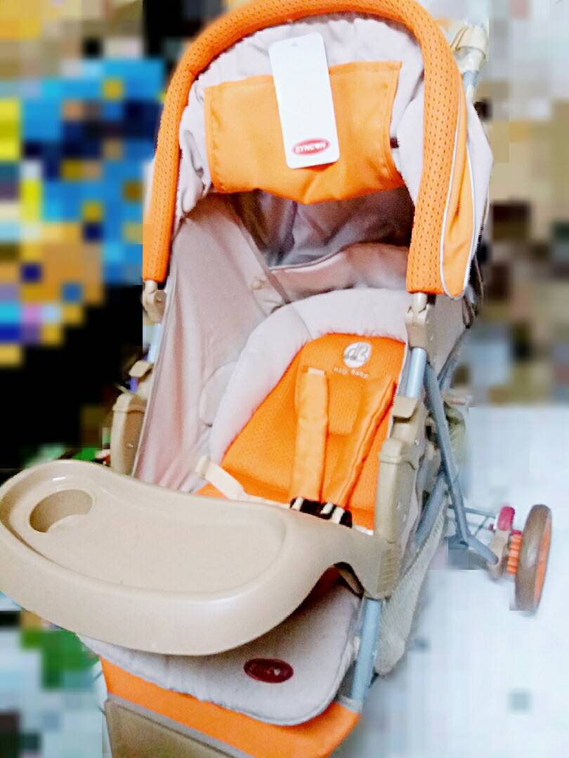 【欣康 / 好萊兒】嬰兒手推三輪車/嬰兒車/推車