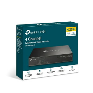 【新品上市】TP-LINK VIGI NVR1004H-4P 4路PoE+網路錄影監控主機NVR 監視器 支援Onvif