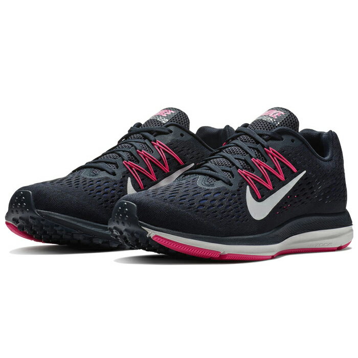 NIKE ZOOM WINFLO 5 女鞋 慢跑 訓練 氣墊 避震 透氣 深藍 【運動世界】 AA7414-401