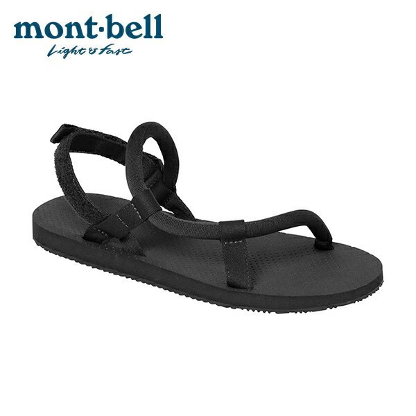 ├登山樂┤日本 mont-bell Lock-On 休閒涼鞋 中性款 黑 # 1129714BK