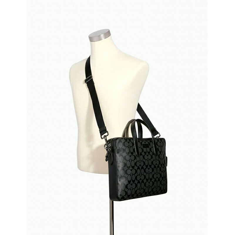 COACH 男士新款公文單肩包 C2837(預購)~【 購物節優惠 ★ 菲尼斯 國際精品 3折起 】 3