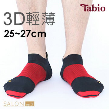 日本靴下屋Tabio 輕薄3D運動短襪 (25-27cm) / 路跑必備