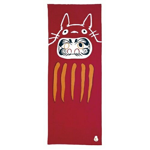 真愛日本 日本製純棉和風手拭本染巾 達摩龍貓 龍貓 手拭本染巾 純棉毛巾 長毛巾 擦手巾