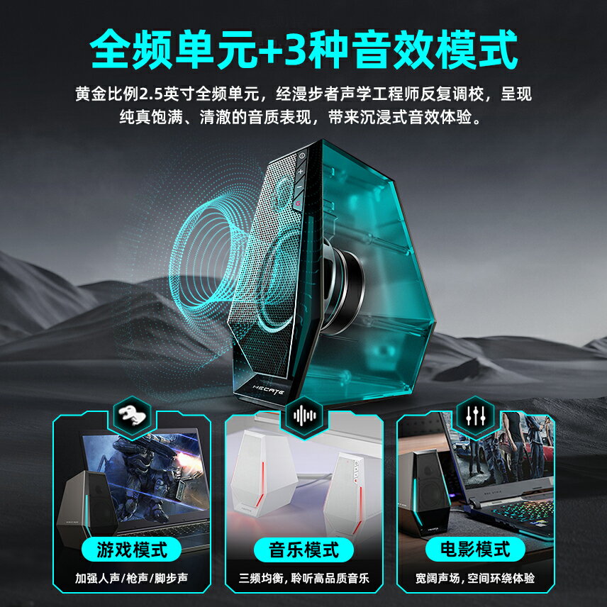 漫步者G1500電腦音響臺式機音箱桌面家用電競遊戲型有線筆記本usb