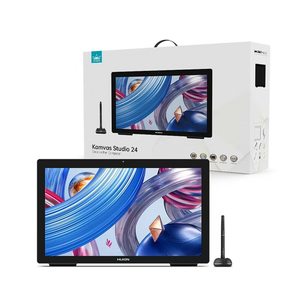 HUION 繪王 KAMVAS Studio 24 繪圖電腦( i7 / 32GB/ 1TB SSD / 藍芽5.2 / Wi-Fi 6 ) /台 KS2401