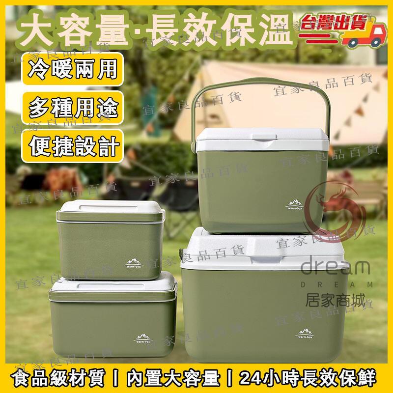 【宜家良品百貨】保冰箱 臺灣現貨【贈冰板➕注水冰袋】保溫箱 露營保冷箱 保冰桶 戶外冰桶 小冰桶 露營冰箱 攜帶式冰桶