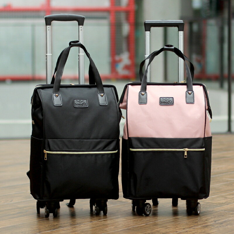 【拉桿包】大容量拉桿旅遊包 手提韓版登機包 行李袋 拉桿包 旅行袋 佈旅行袋 出國 旅遊 出差 輕便旅行包