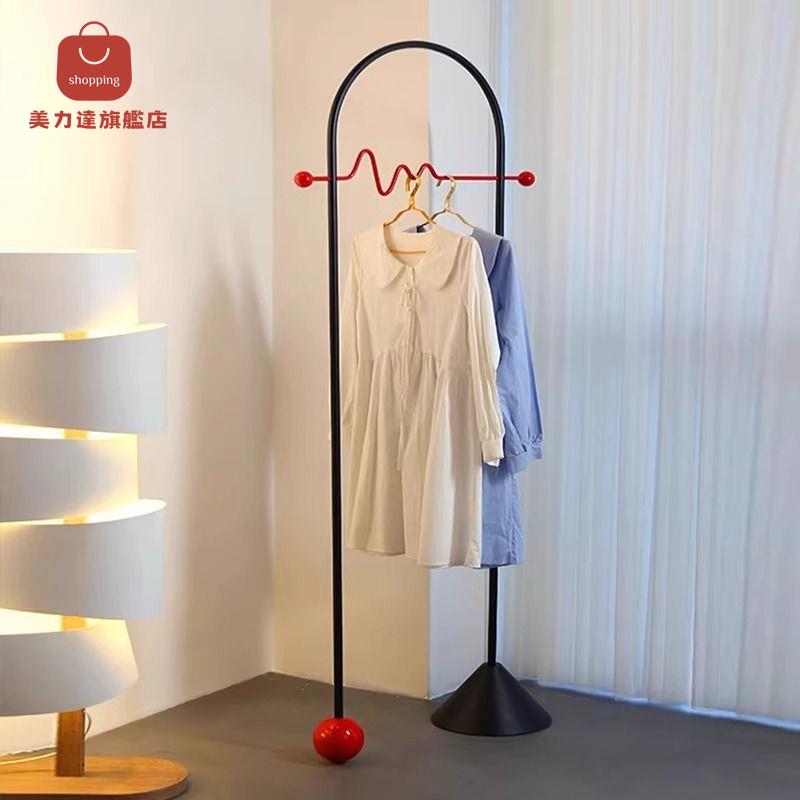 衣帽架 掛衣架 衣架 法式復古衣服衣帽架家用奶油風臥室落地創意衣掛多功能客廳掛衣架 八折減免 特價出 可開發票