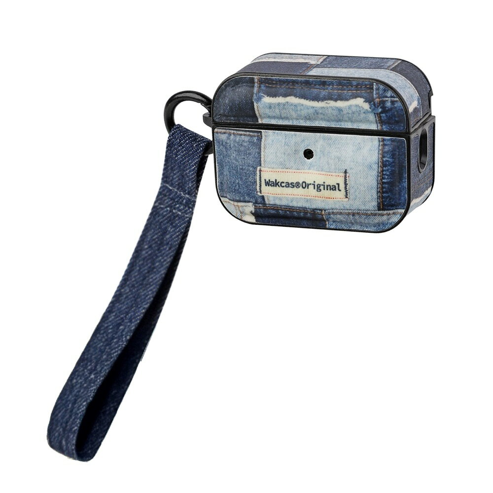 【Wakcas】牛仔布拼接耳機殼 Airpods Pro 3 保護殼 創意耳機殼 蘋果耳機殼 造型耳機殼 耳機保護殼