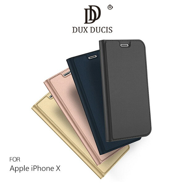 【APP4%點數】DUX DUCIS Apple iPhone X SKIN Pro 皮套 插卡 可立 支架 i8 保護套