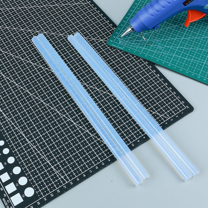 膠棒透明熱熔膠棒 7/11mm半透白色膠條手工高粘熱熔膠棒