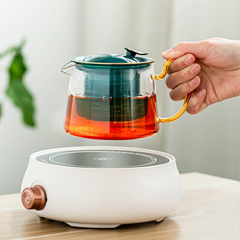 玻璃茶壺套裝家用電陶爐煮茶器耐高溫燒水蒸茶壺日式花茶壺煮茶器