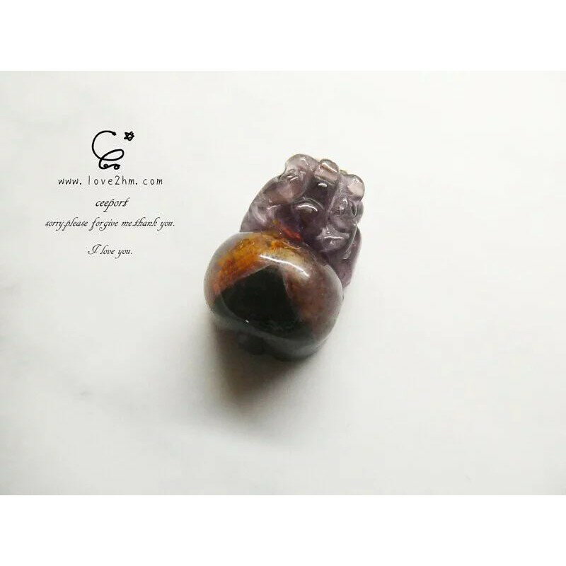 23極光-豼貅 7714/23極光/晶石鍊墜/925純銀/ [晶晶工坊-love2hm] 0