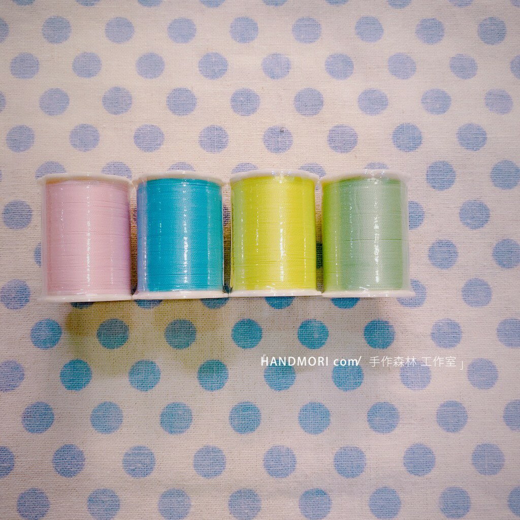 手作森林 日本製 馬卡龍色 4色組合 日本線 小梅花 手縫 手縫線 富士線 fujix 馬卡龍