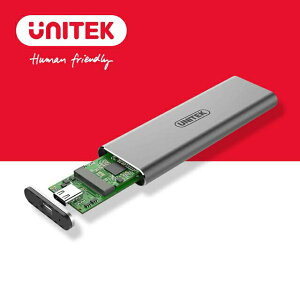 【樂天限定_滿499免運】UNITEK USB3.1 Gen2 Type-C to M.2 SSD鋁合金外接盒(Y-S1201A)