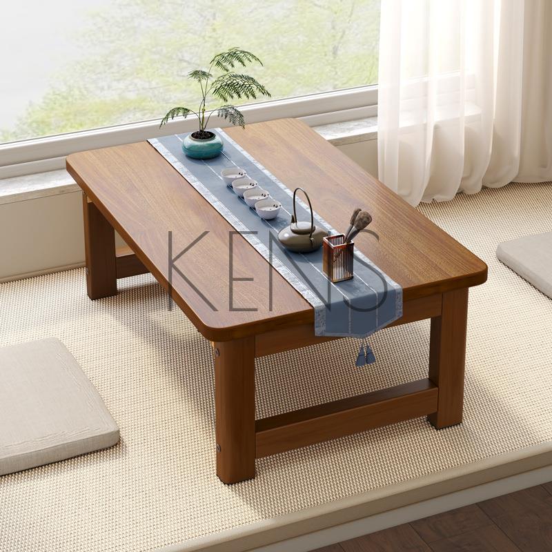 茶桌 小桌 茶幾 邊幾 可折疊飄窗客廳家用小戶型實木小桌子茶桌簡約現代臥室小矮桌