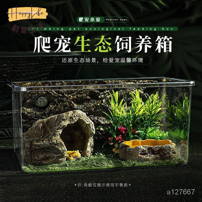 工廠直銷 爬蟲飼養盒 壓剋力箱 透明爬蟲箱 壓剋力飼養盒箱 爬蟲飼養箱 造景箱 豹紋守宮睫角肥尾鬆獅蜥蜴角蛙螳螂蜘蛛蛇新店開業 全館折扣 售後保障 優選/免運