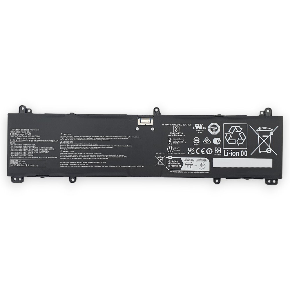 MSI 微星 BTY-M5B 電池 15.48V 3570mAh 55.2Wh