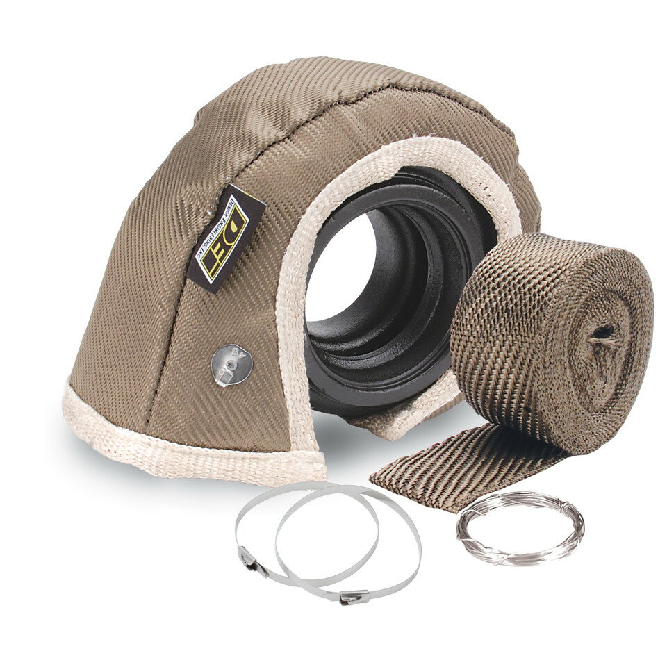 美國進口 DEI 鈦系列 Titanium 系列 蓋瑞特 T3 T4 T25 T28 渦輪 排氣殼隔熱罩 套裝組 1