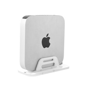 【易控王】透明 萬用牆面/桌面收納支架(含底座) 適用Mac mini 路由器 機上盒 電視盒 (10-506-03)