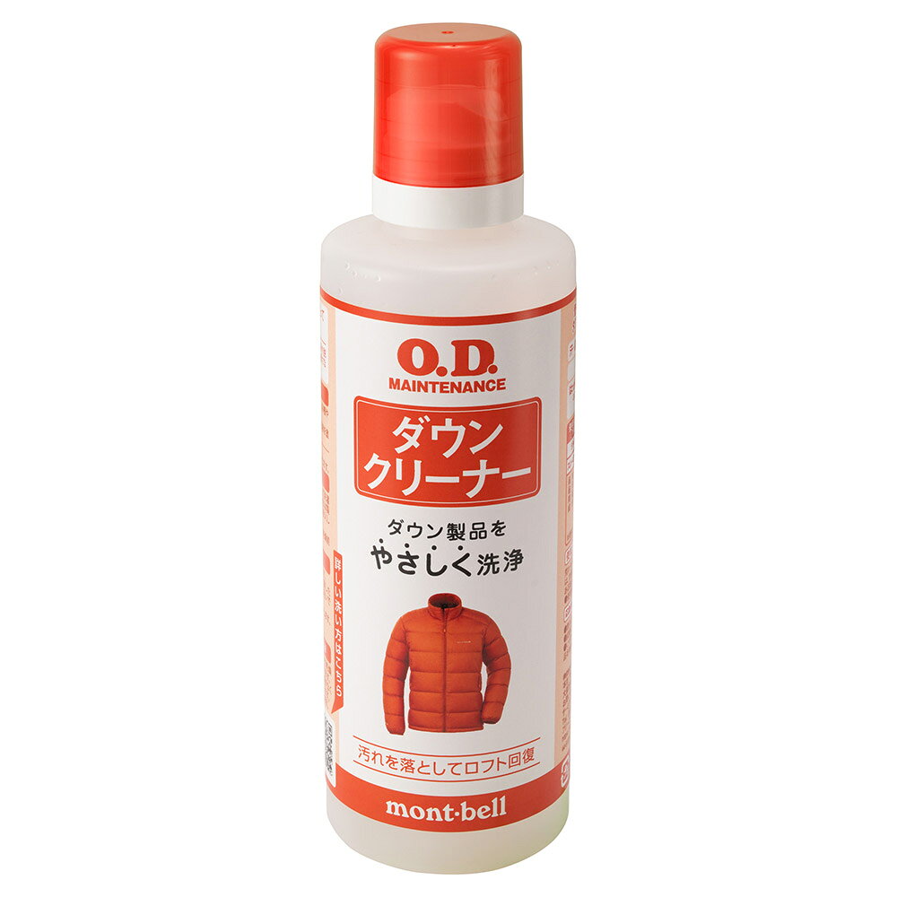 日本【MontBell】O.D MAINTENANCE DOWN CLEANER 300ml 羽絨清洗劑《長毛象休閒旅遊名店》