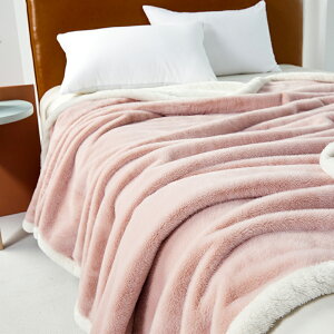 雙層毛毯冬季加厚珊瑚絨保暖毯子法蘭絨蓋毯春秋午睡毯鋪床單加絨