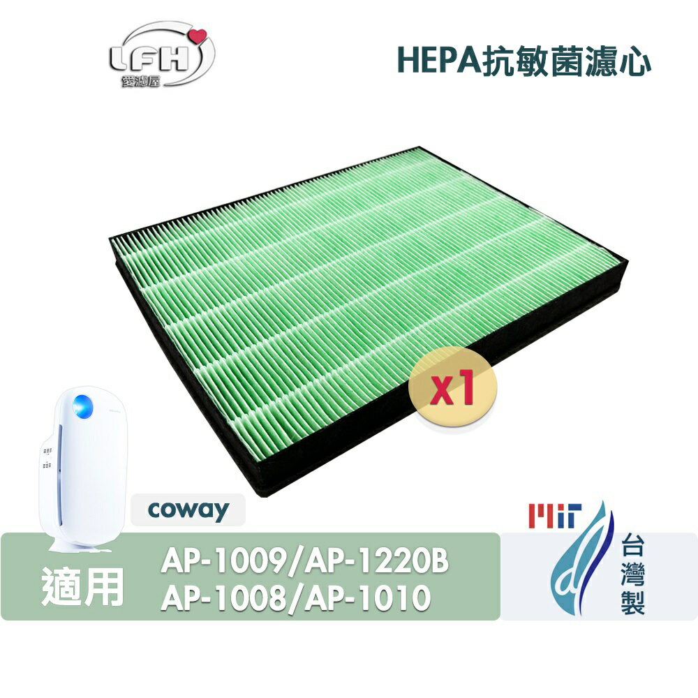 標題內容:HEPA 抗敏菌 抗病毒 濾心 濾網 適用於 Coway AP1009 Ap1009CH AP-1009CH