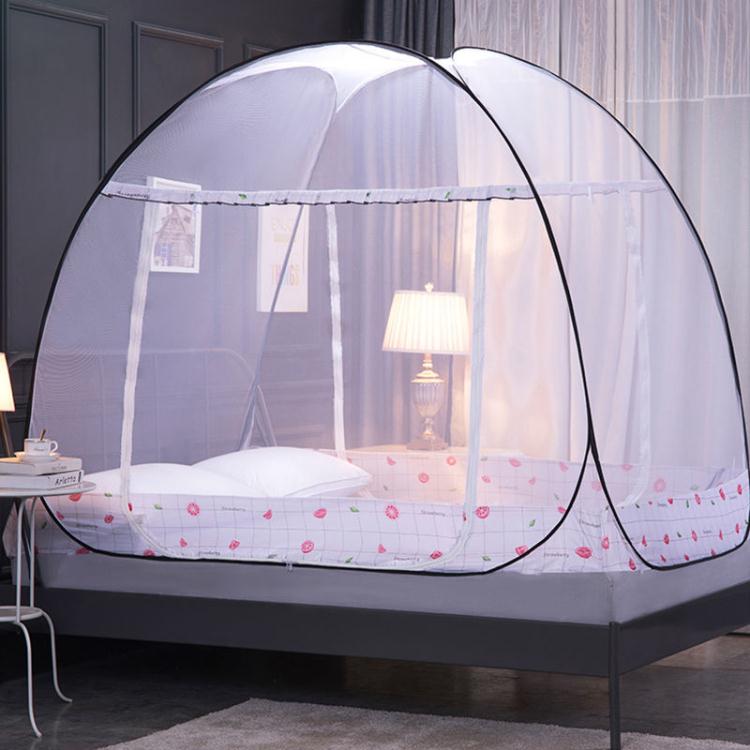 蚊帳 蒙古包蚊帳1.5米床宿舍單人床1.2m免安裝蚊帳支架桿子學生床0.9m