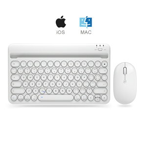 平板藍芽鍵盤 充電無線藍牙鍵盤滑鼠可連手機平板專用打字蘋果通用外接ipadpro鍵鼠套裝女生可愛【CW06729】