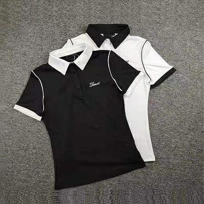 Titleist 夏季高爾夫球衣服女裝短袖T恤緊身透氣運動高爾夫球衣女golf上衣