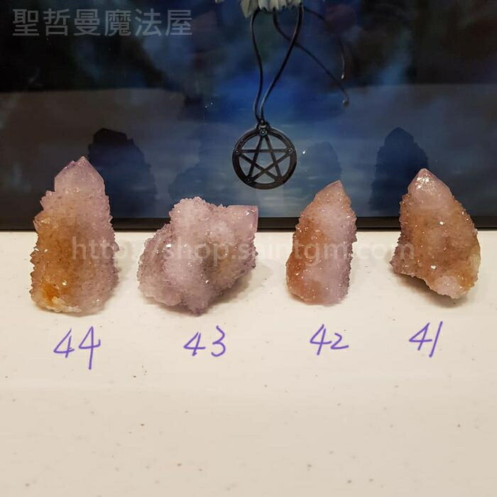 【土桑展精選寶物】仙人掌水晶191204~41-44號(Cactus Quartz) ~南非