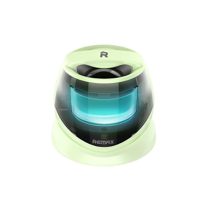 remax新品迷你便攜小音箱桌面磁吸藍芽小音響手機支架帶RGB氛圍燈【Snowbelle優選】