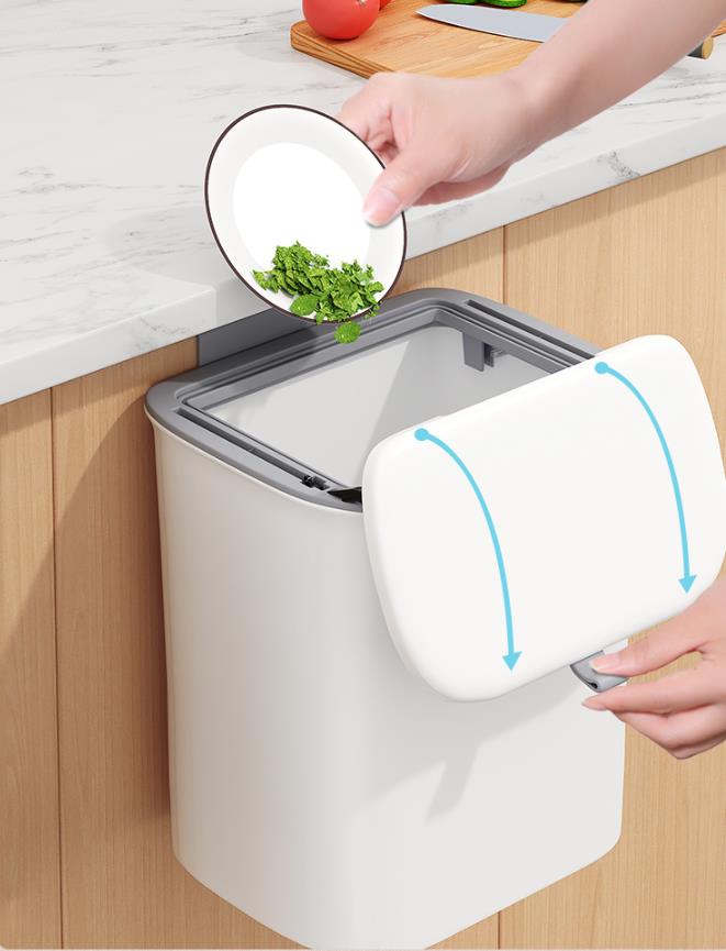 智能垃圾桶家用臥室帶蓋衛生間客廳廚房自動感應垃圾桶廁所紙簍輕 全館免運
