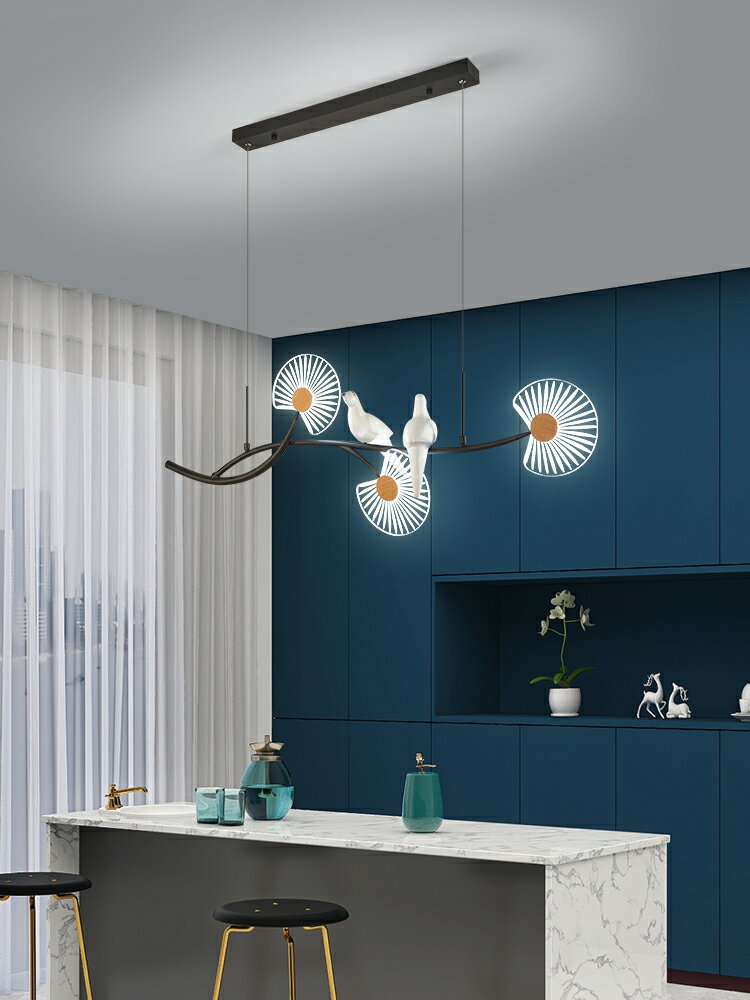 新款北歐餐廳魔豆吊燈現代簡約餐桌吊線燈創意小鳥飯廳吧臺燈 0