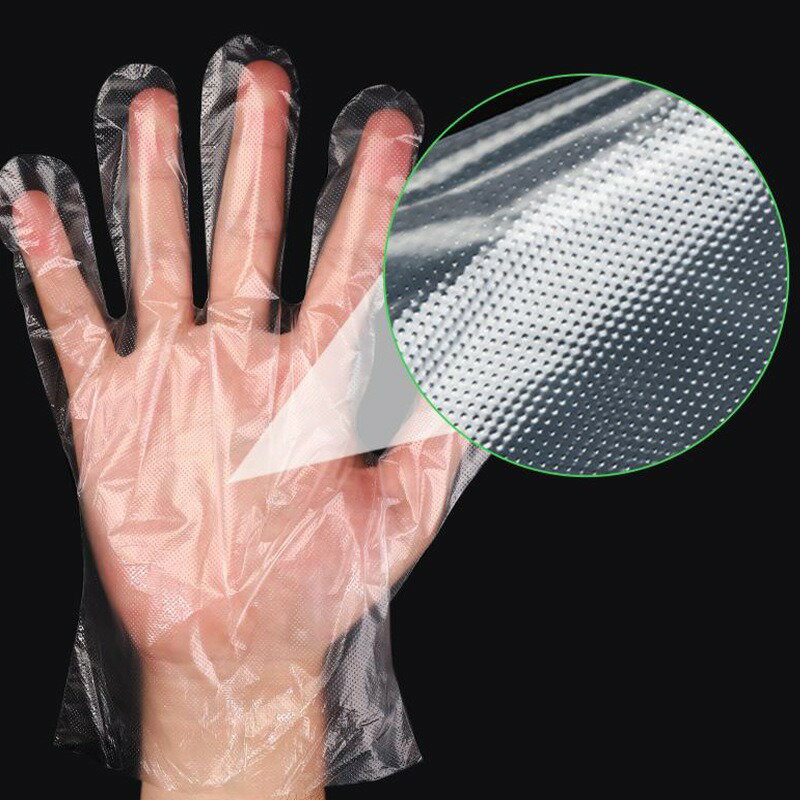 【一次性手套-100個袋裝】拋棄式手套 PE手套 美容手套 塑膠手套 手扒雞手套 5