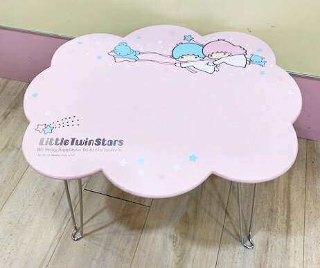 【震撼精品百貨】Little Twin Stars KiKi&LaLa 雙子星小天使 三麗鷗雙子星日本製造型摺疊桌-雲#86133 震撼日式精品百貨