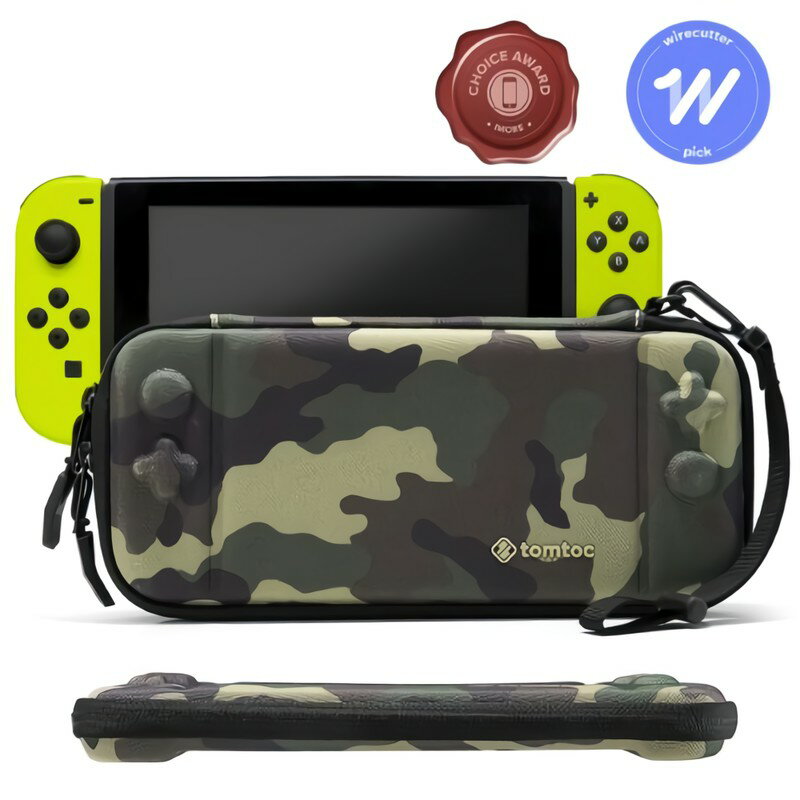 Tomtoc 玩家首選二代任天堂Nintendo switch保護收納包 - 迷彩