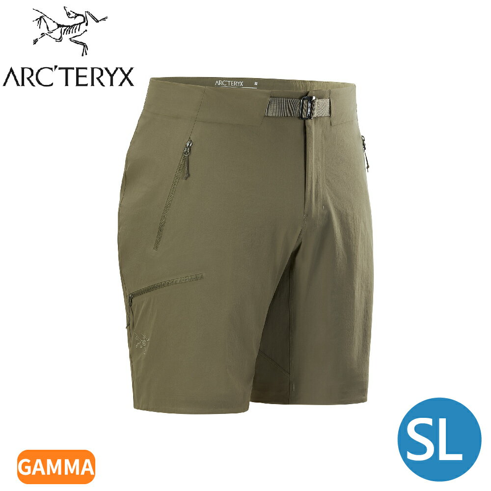 【ARC'TERYX 始祖鳥 男 Gamma SL快乾短褲《龍紋綠》】X000009531/排汗褲/衝鋒褲/健行