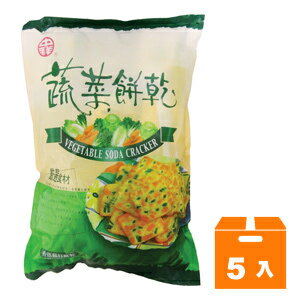 中祥 蔬菜餅乾 香蔥蘇打餅乾(袋裝) 300g (5入)/箱【康鄰超市】