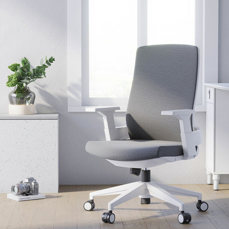 辦公室椅子電腦椅人體工學椅員工椅子靠背學生家用職員書房椅簡約